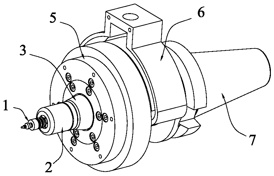 Non-contact energy transmission ultrasonic processing device