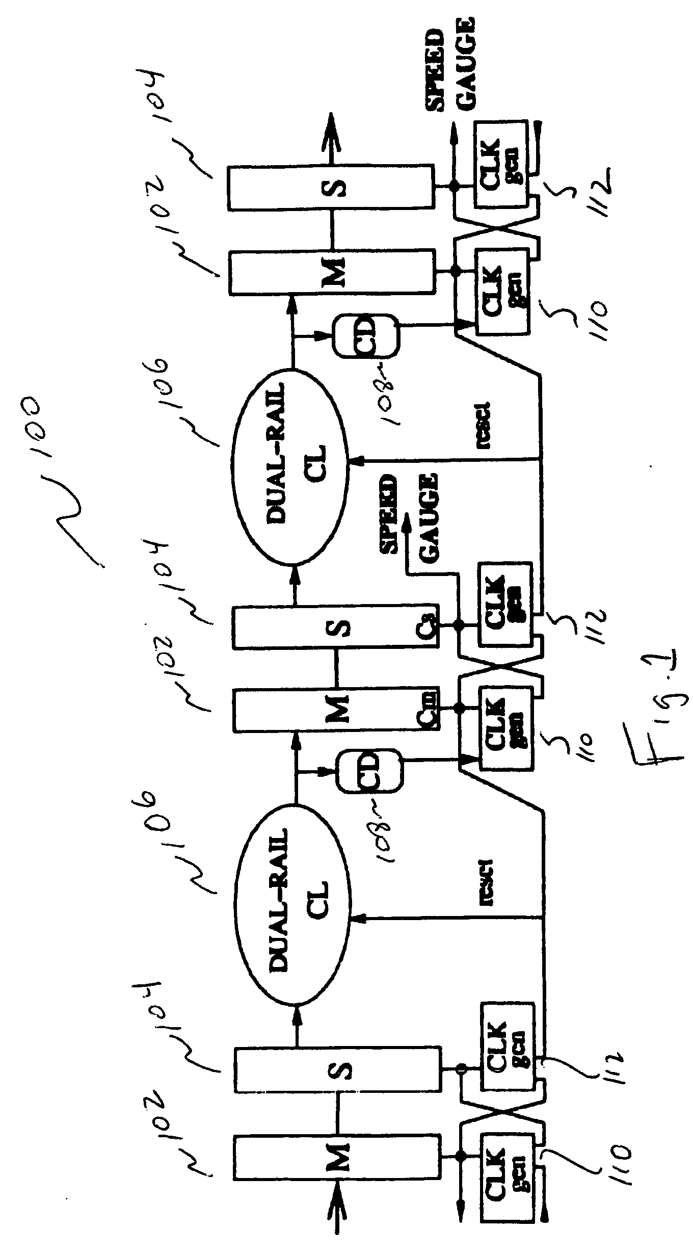 System and method of determining the speed of digital application specific integrated circuits