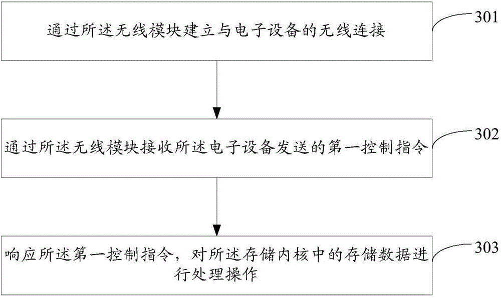 Mobile storage device and data access method and device