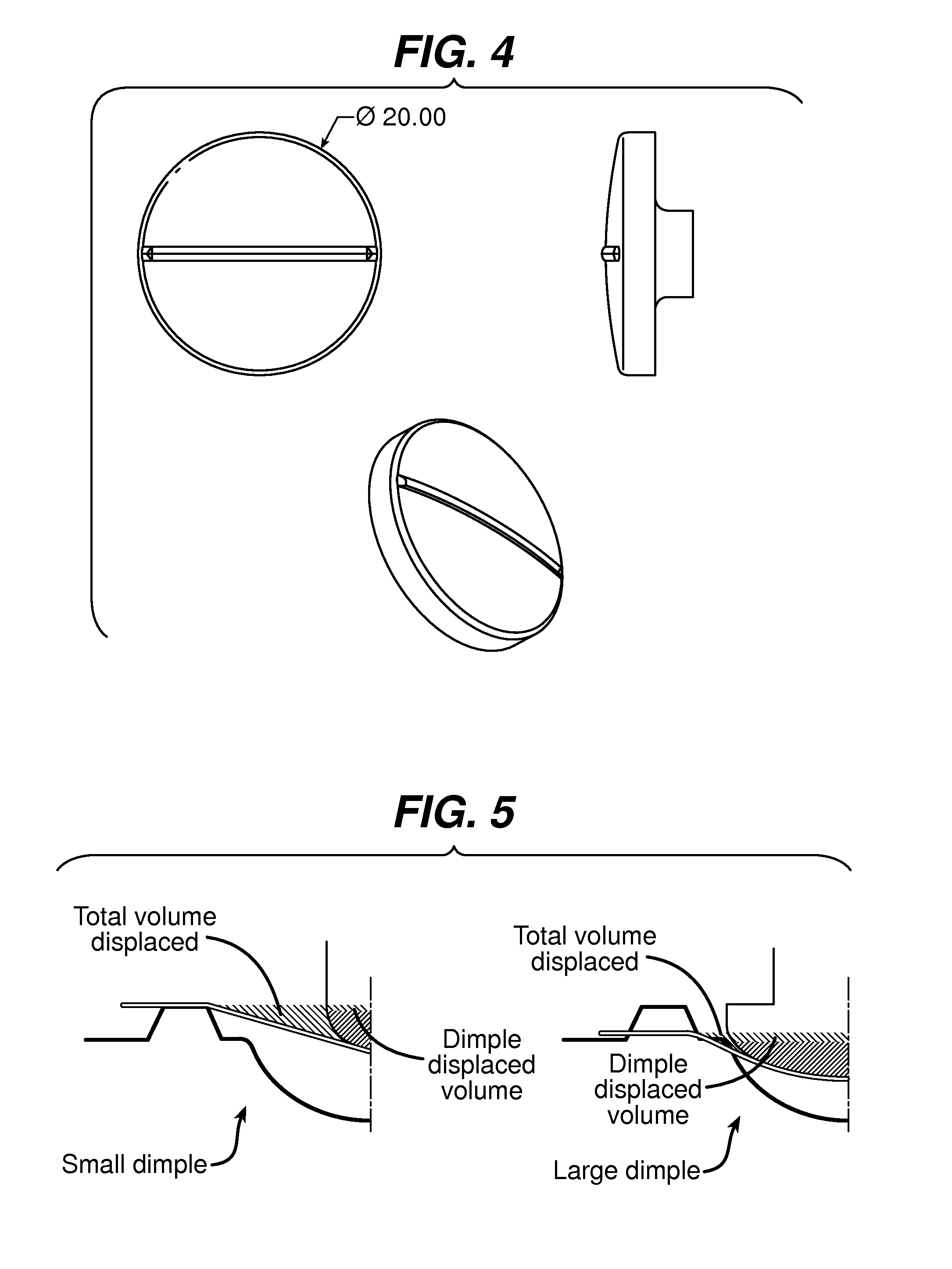 Contact lens package with reduced head space