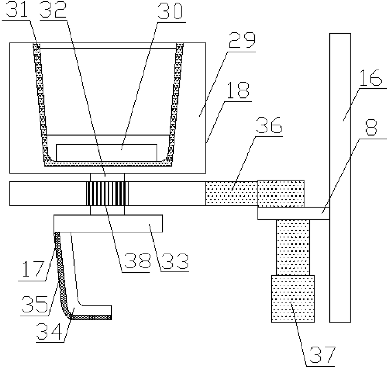 Low pressure casting machine