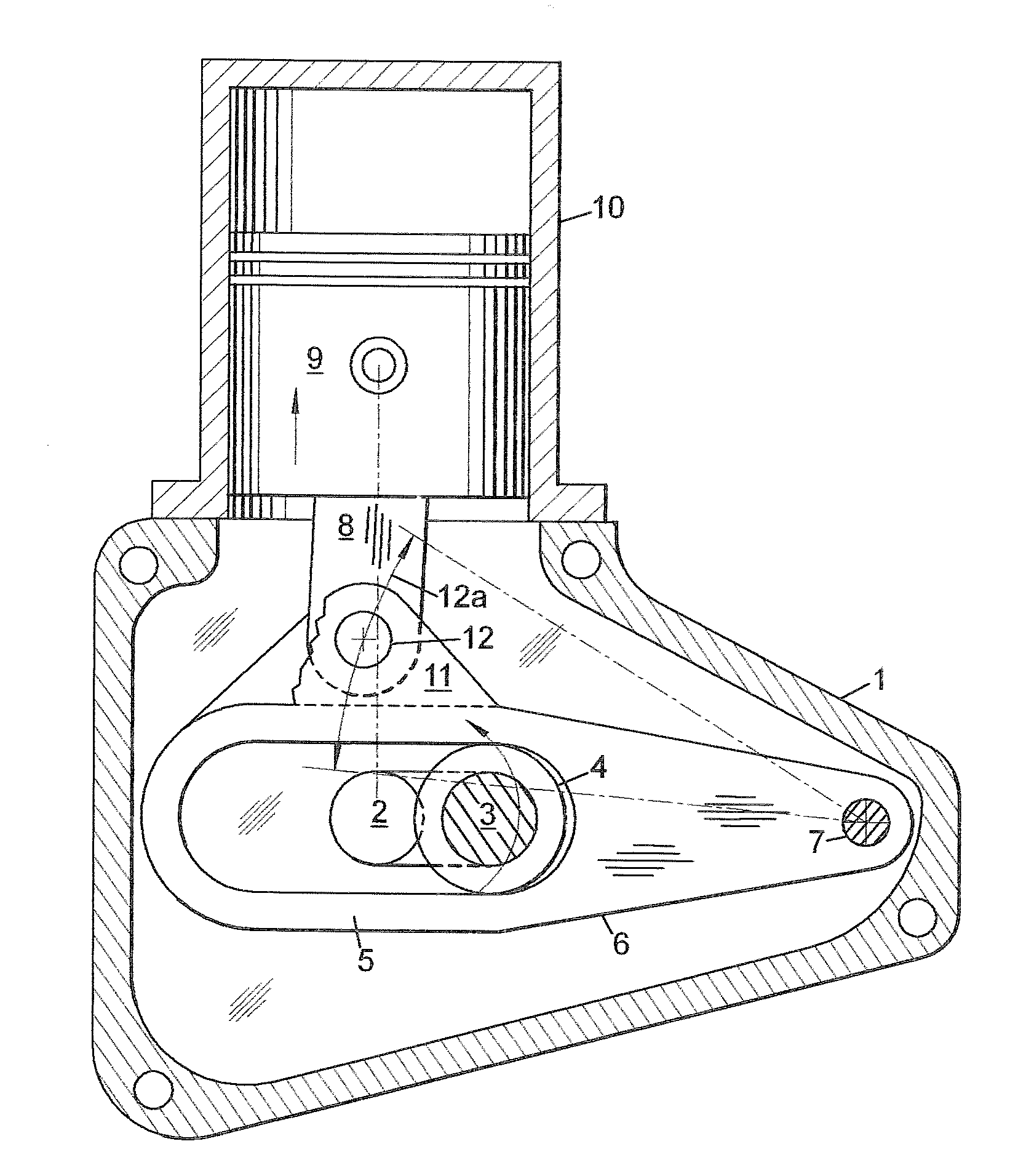 Efficiencies for cam-drive piston engines or machines