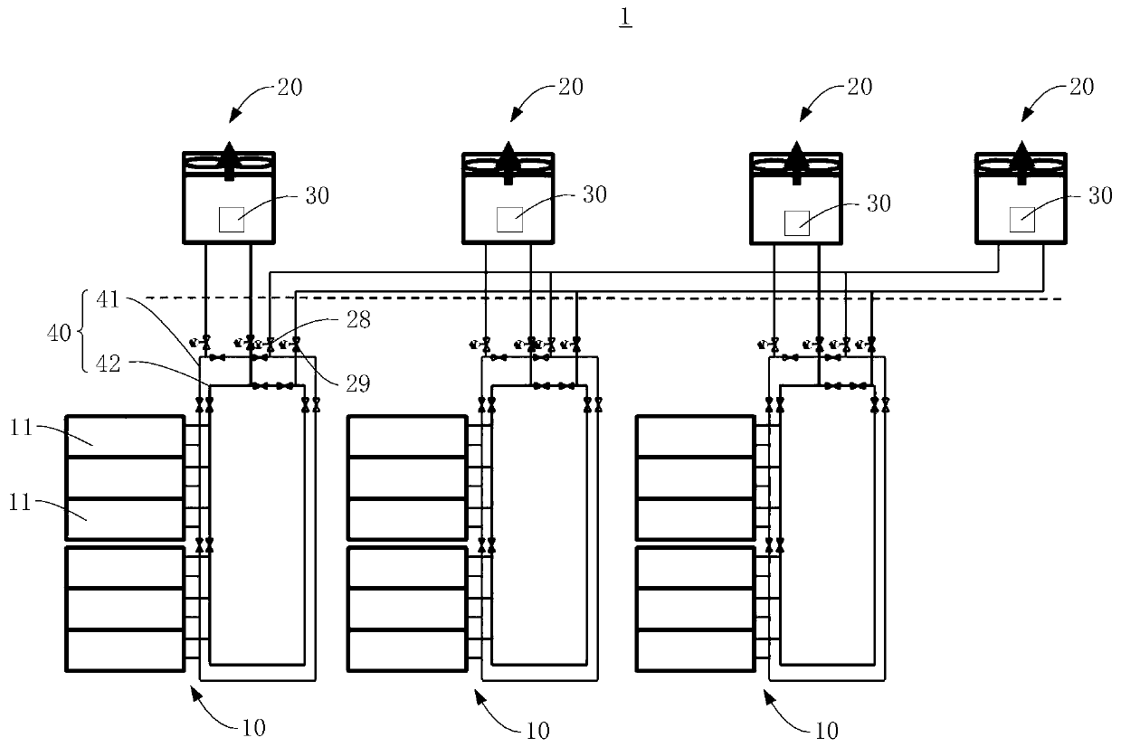 Refrigerating system