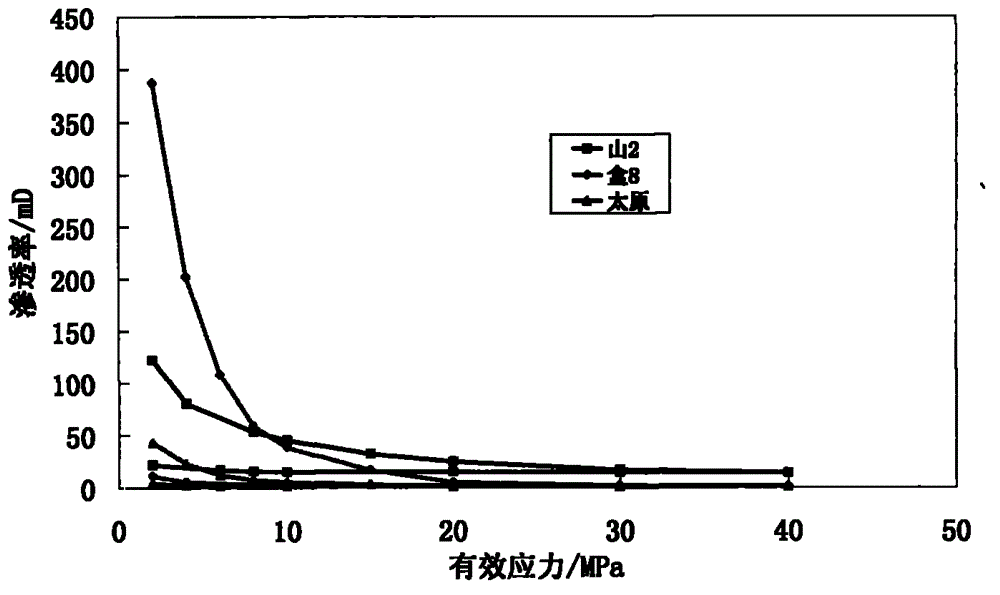 Method for determining stress sensitivity of fractured low-permeability reservoir based on scale model