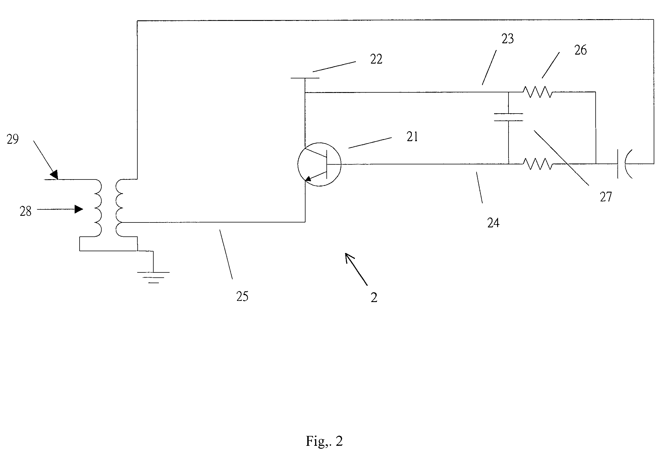 Integrated circuit driver chip for an electroluminescent device