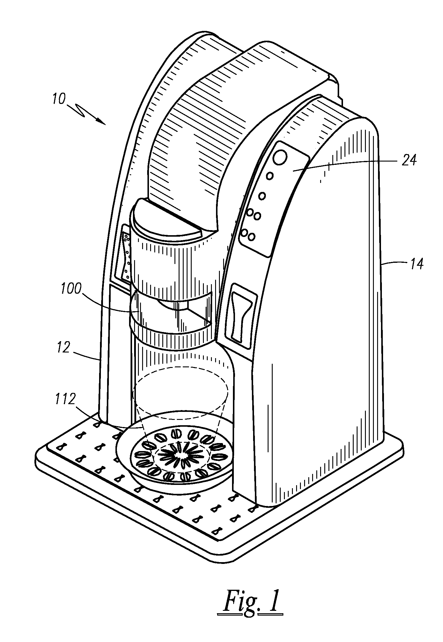 Select serving and flavored sparkling beverage maker