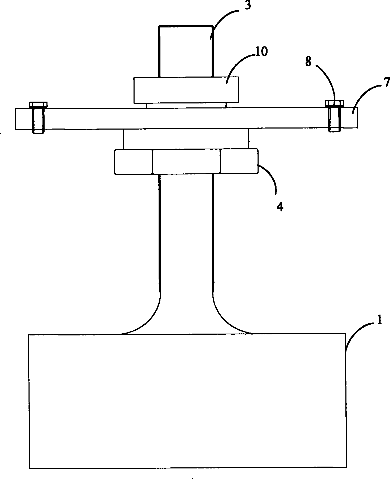 Vibration isolator used for orbit traffic floating board