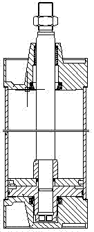 Air cylinder with end cover sealing structure