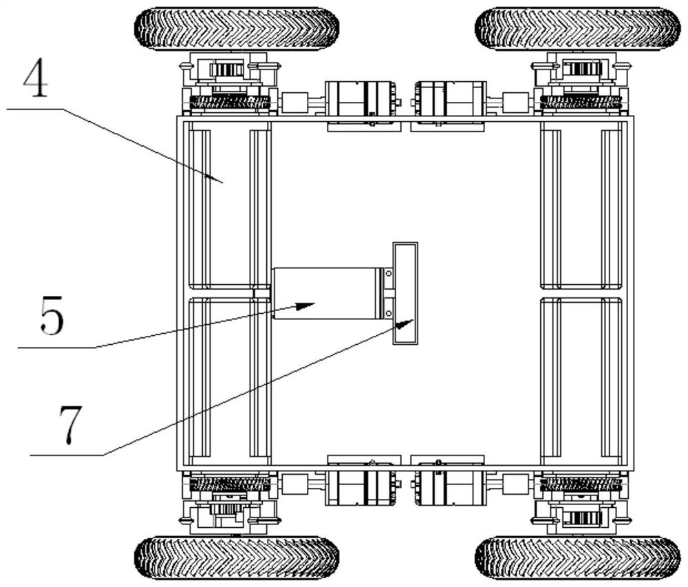 A rack-and-pinion structure bouncing mobile robot