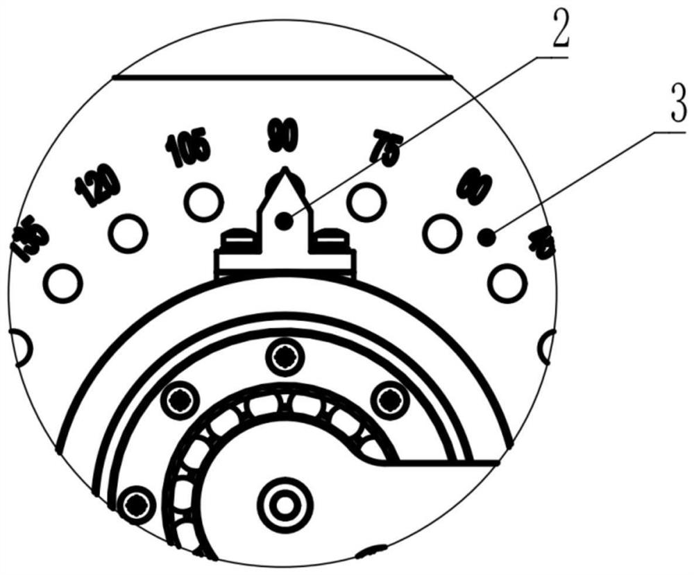 Multi-band phased-array antenna rotation testing device