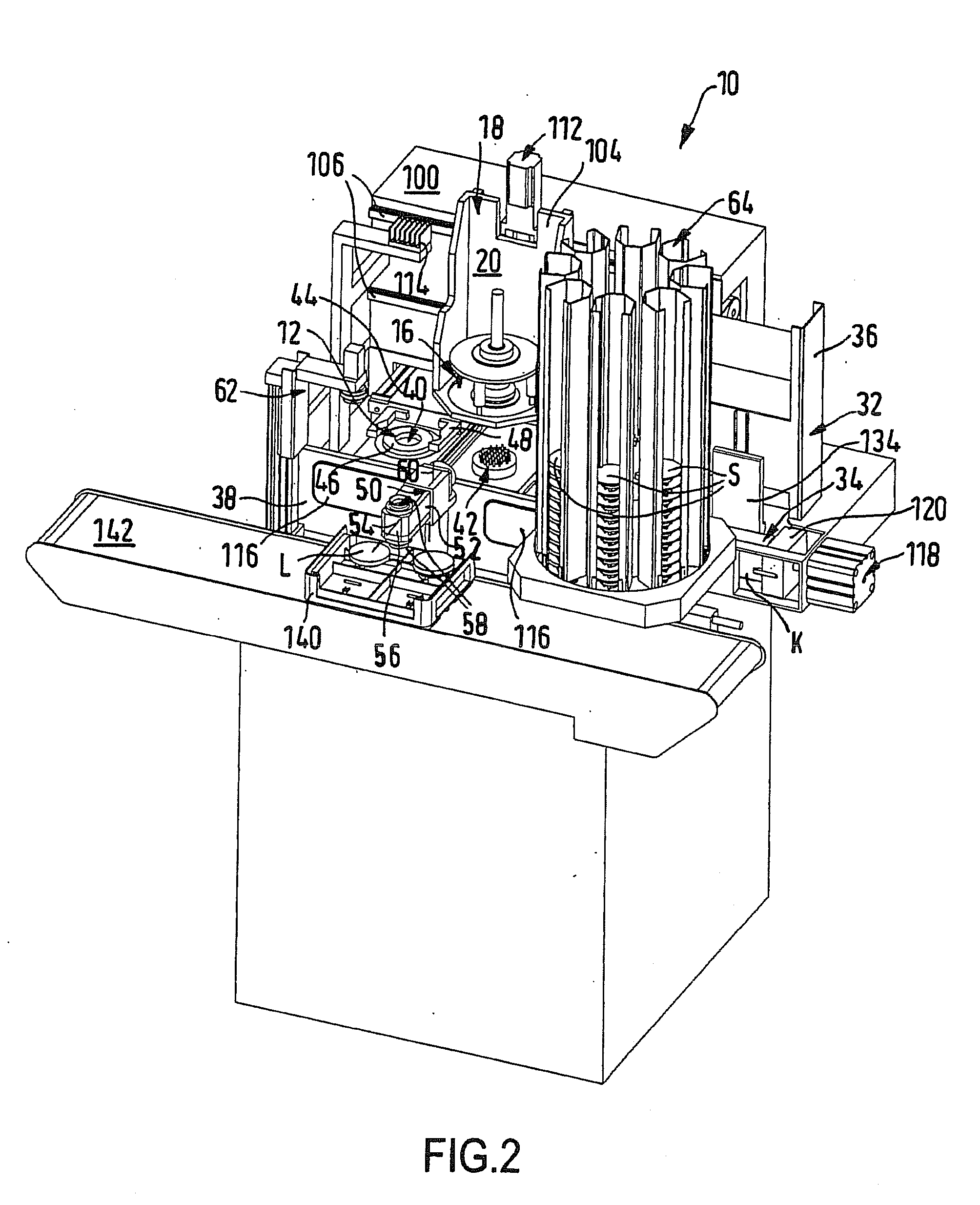 Device For Blocking Workpieces, Particularly Spectacle Lenses, For The Processing And/Or Coating Thereof