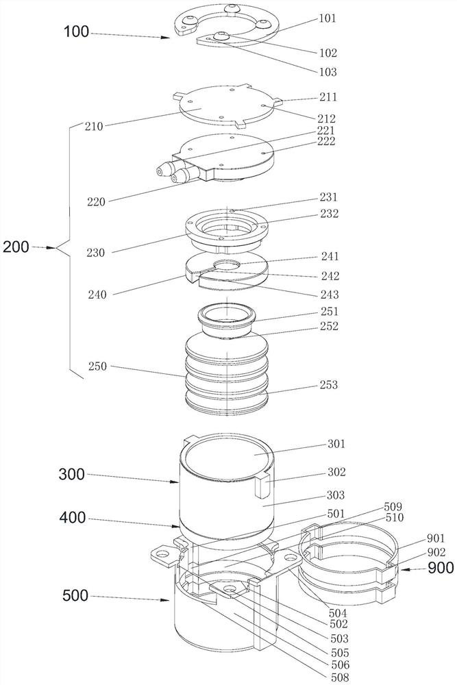 A foot for household appliances and household appliances