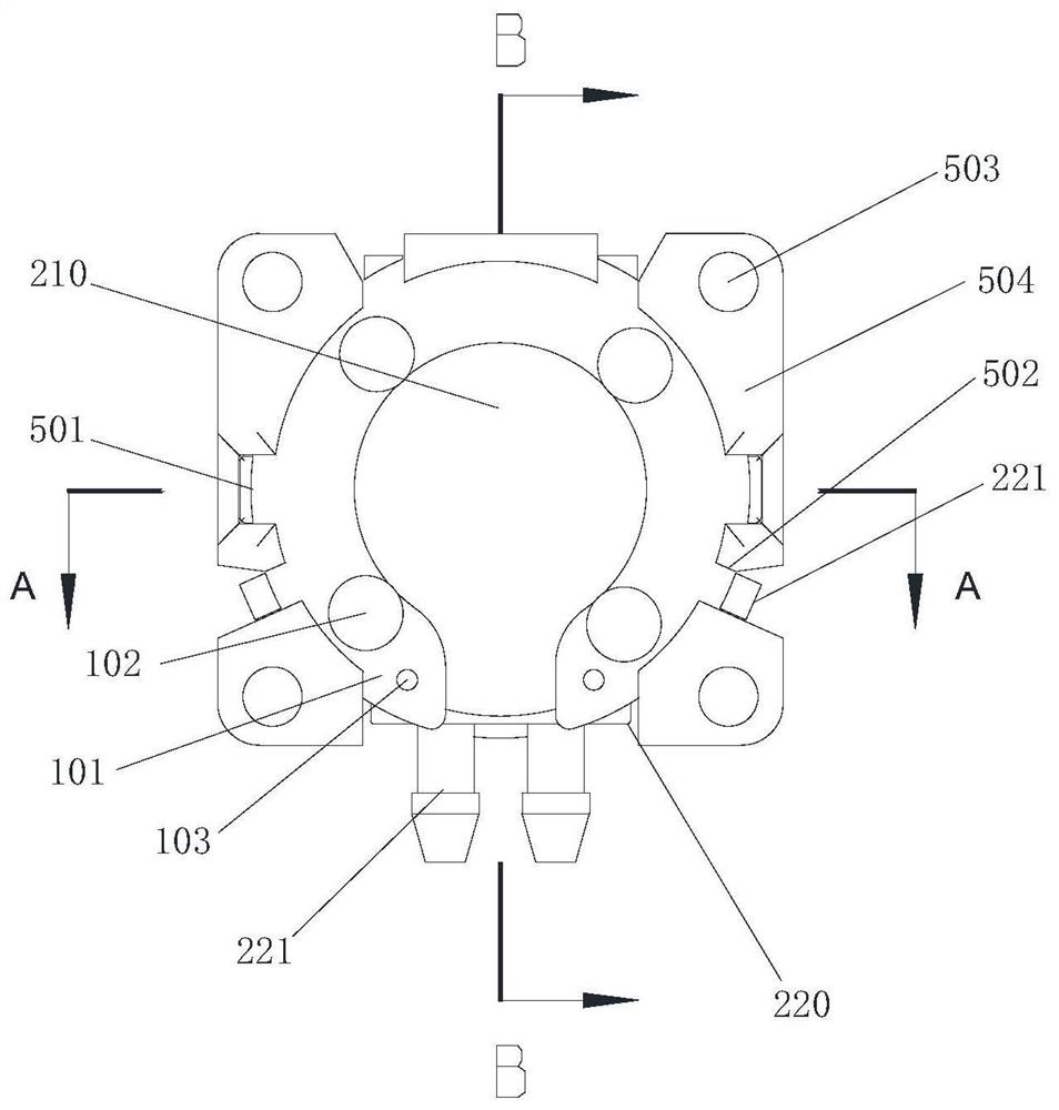 A foot for household appliances and household appliances