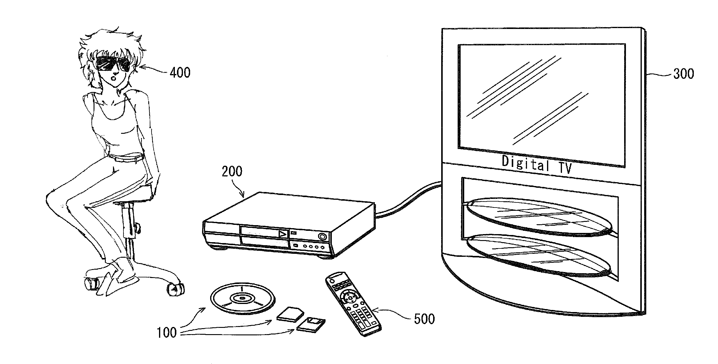 Recording medium, playback device, and integrated circuit