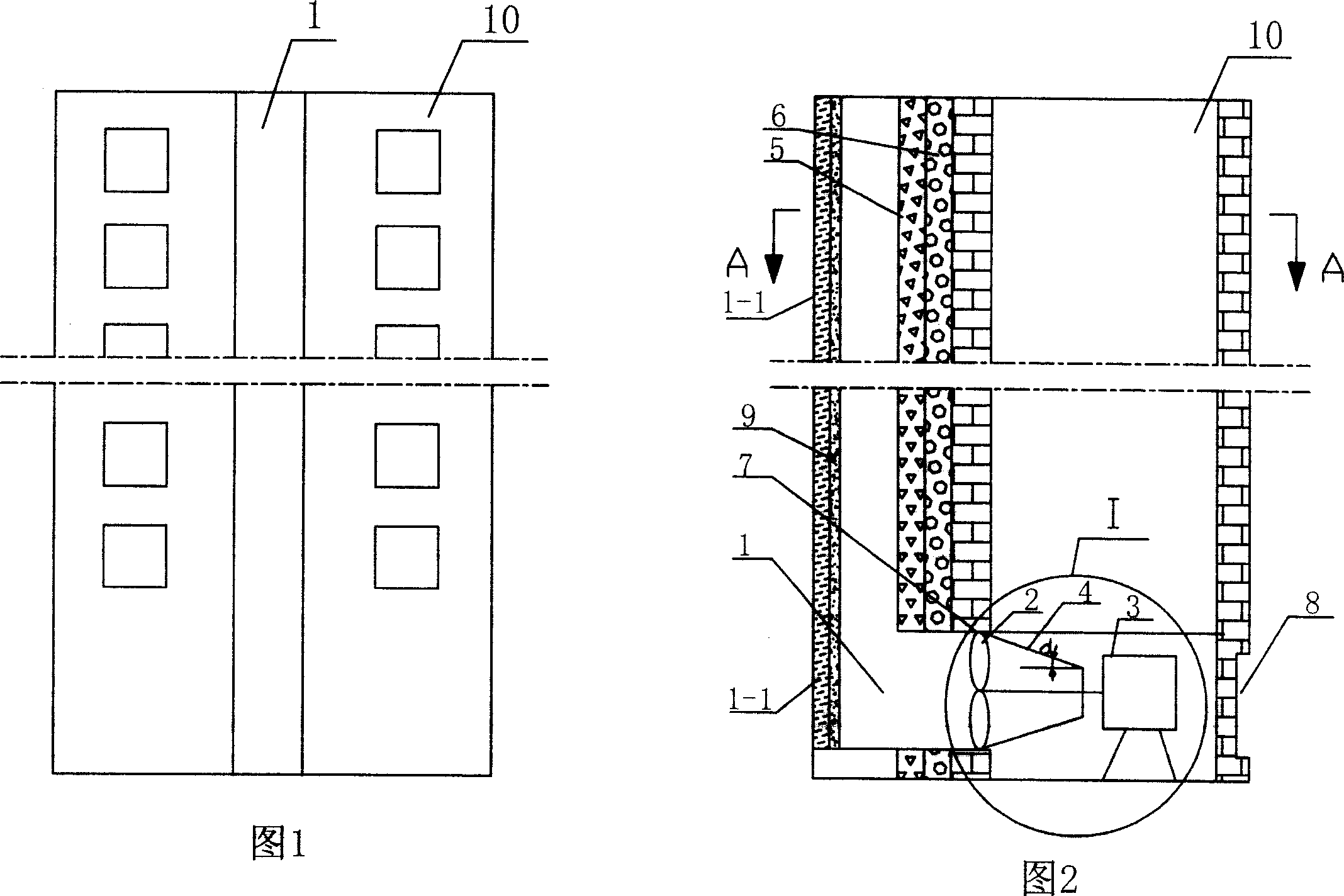 Solar chimney power plant based on solar wall technology