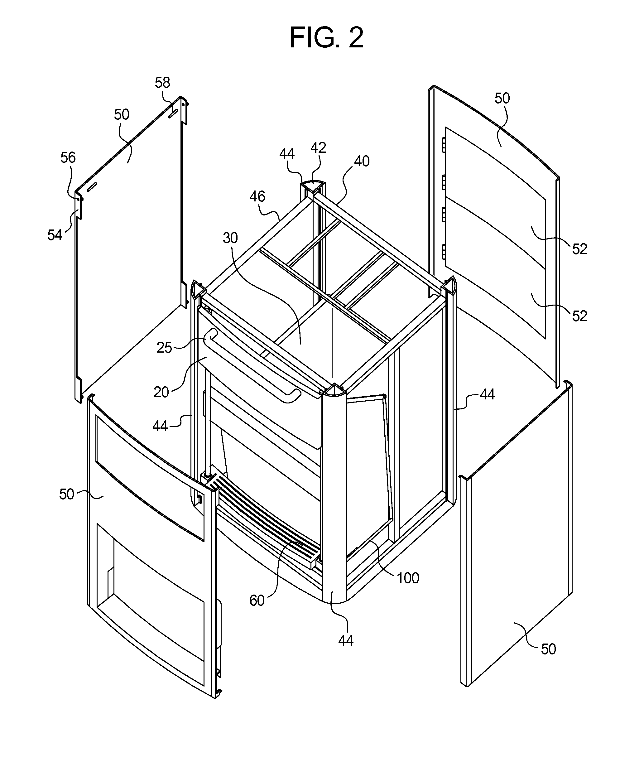 Electrical Powered Weight and Fullness Level System