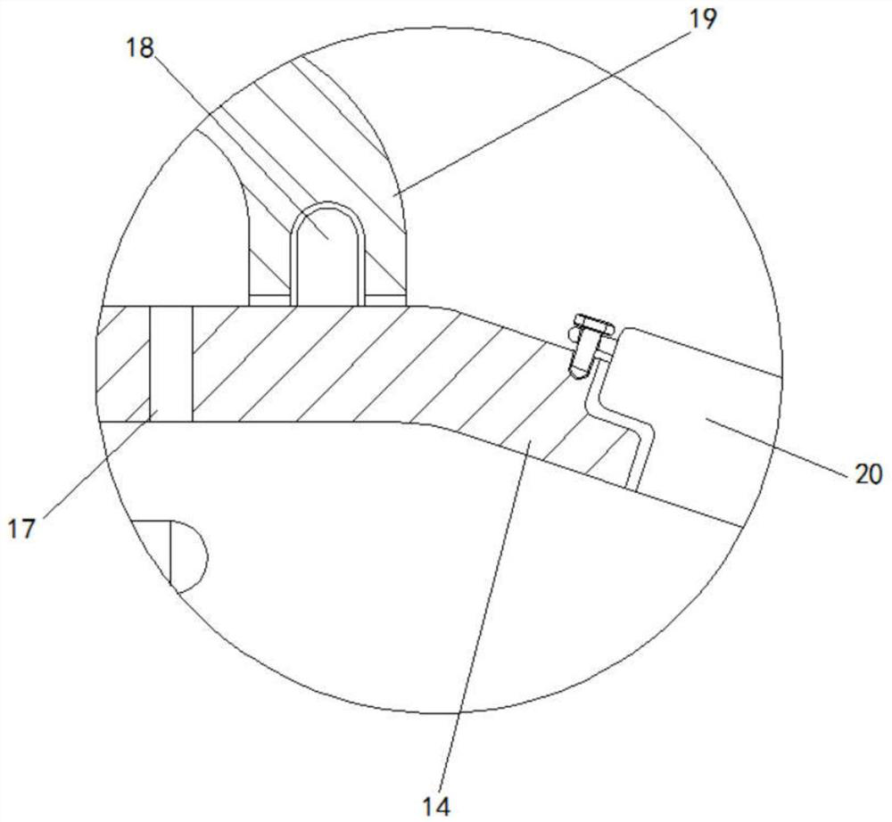 Powder recovery device for crushing polycrystalline silicon