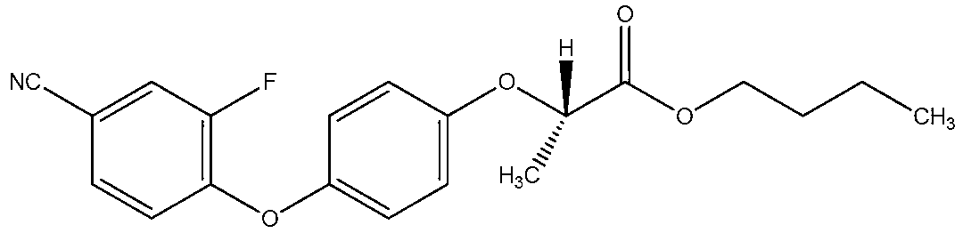 Weedicide composition containing aryloxyphenoxypropionate compound and application thereof