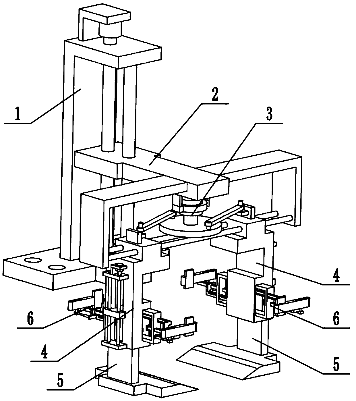 Rail freight hoisting equipment