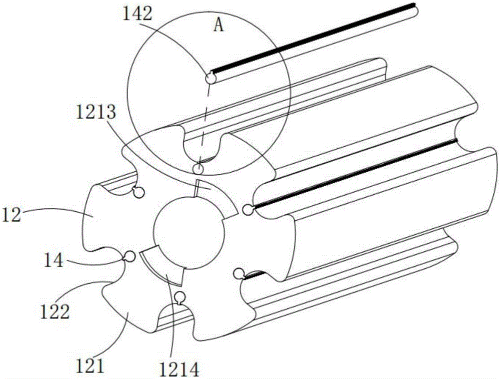 Flattening and dust-removing composite cloth roll