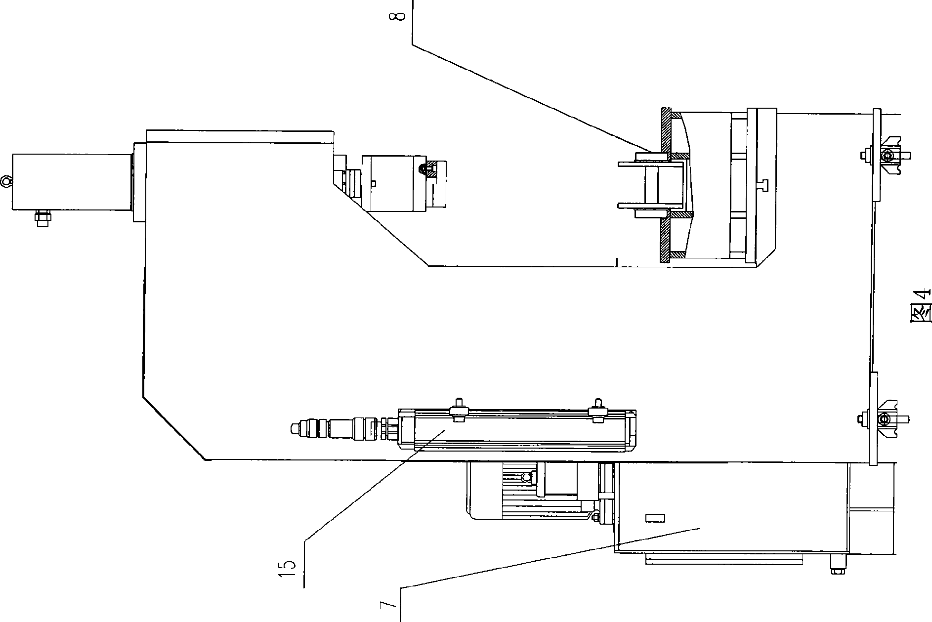 Steel plate spring stiffness and arc height measuring system and measurement compensation method