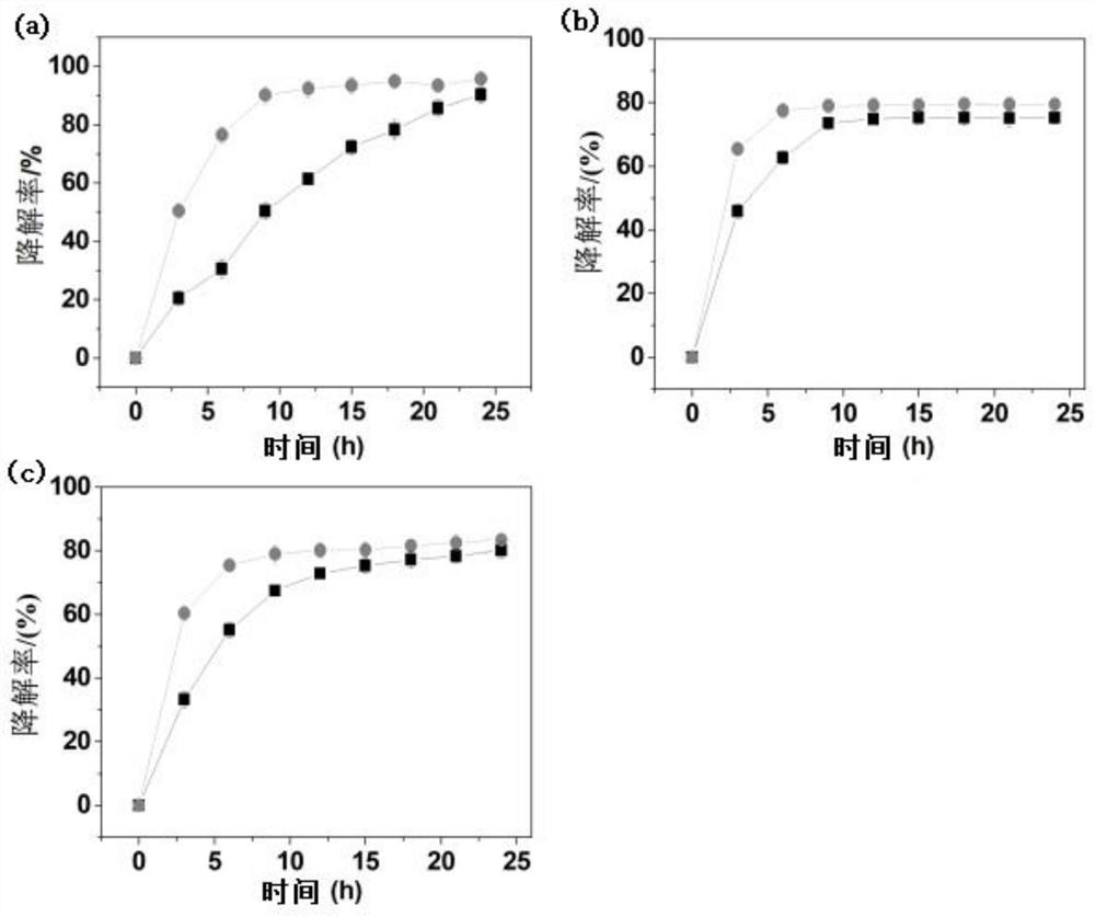 A laccase-nanoflower-γ-fe  <sub>2</sub> o  <sub>3</sub> Copper alginate gel beads and preparation method and use thereof