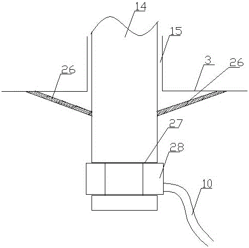 Self-energy-supplying system for monitoring water quality of water area of scenic region