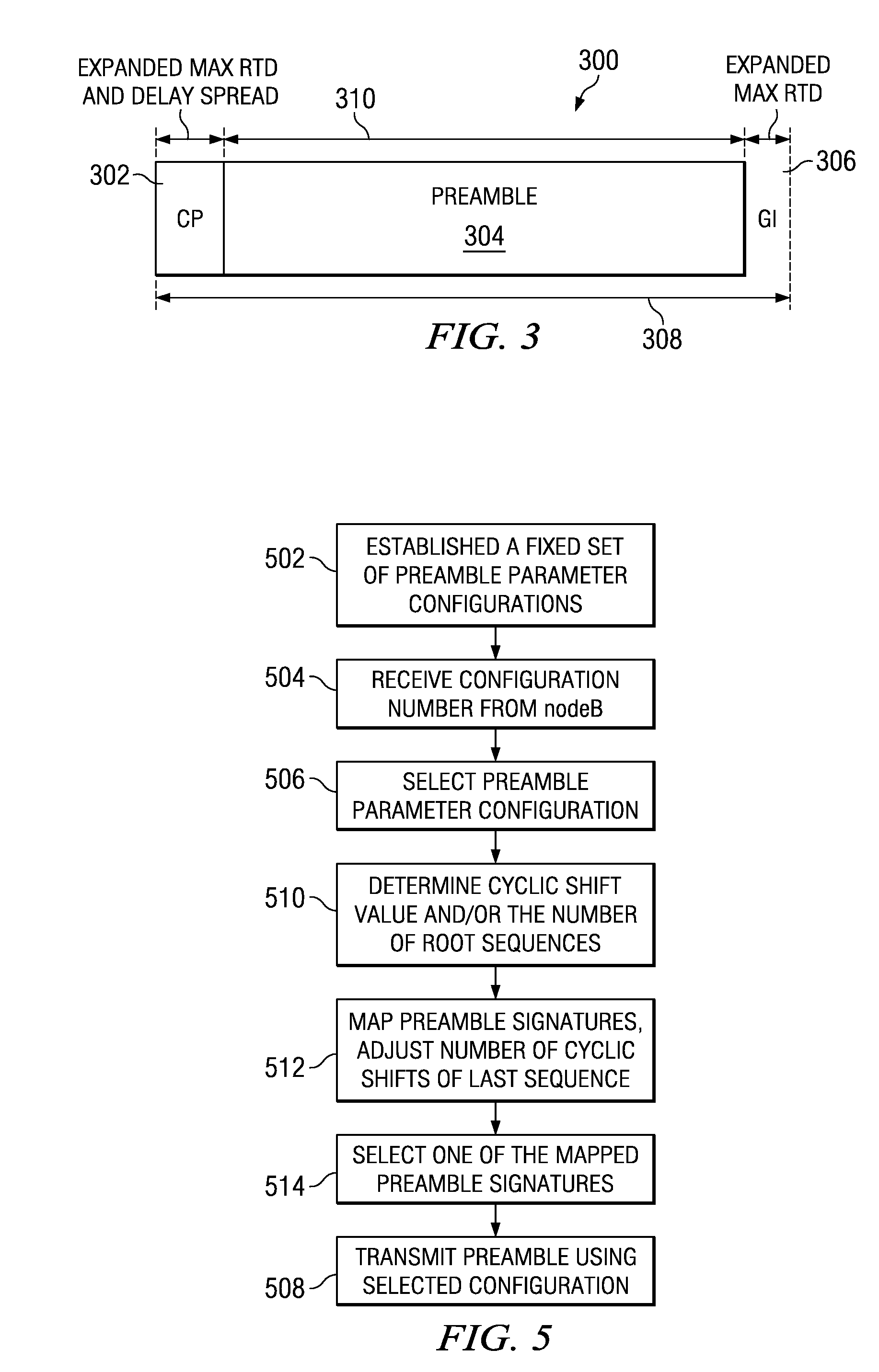 Signaling of Random Access Preamble Parameters in Wireless Networks