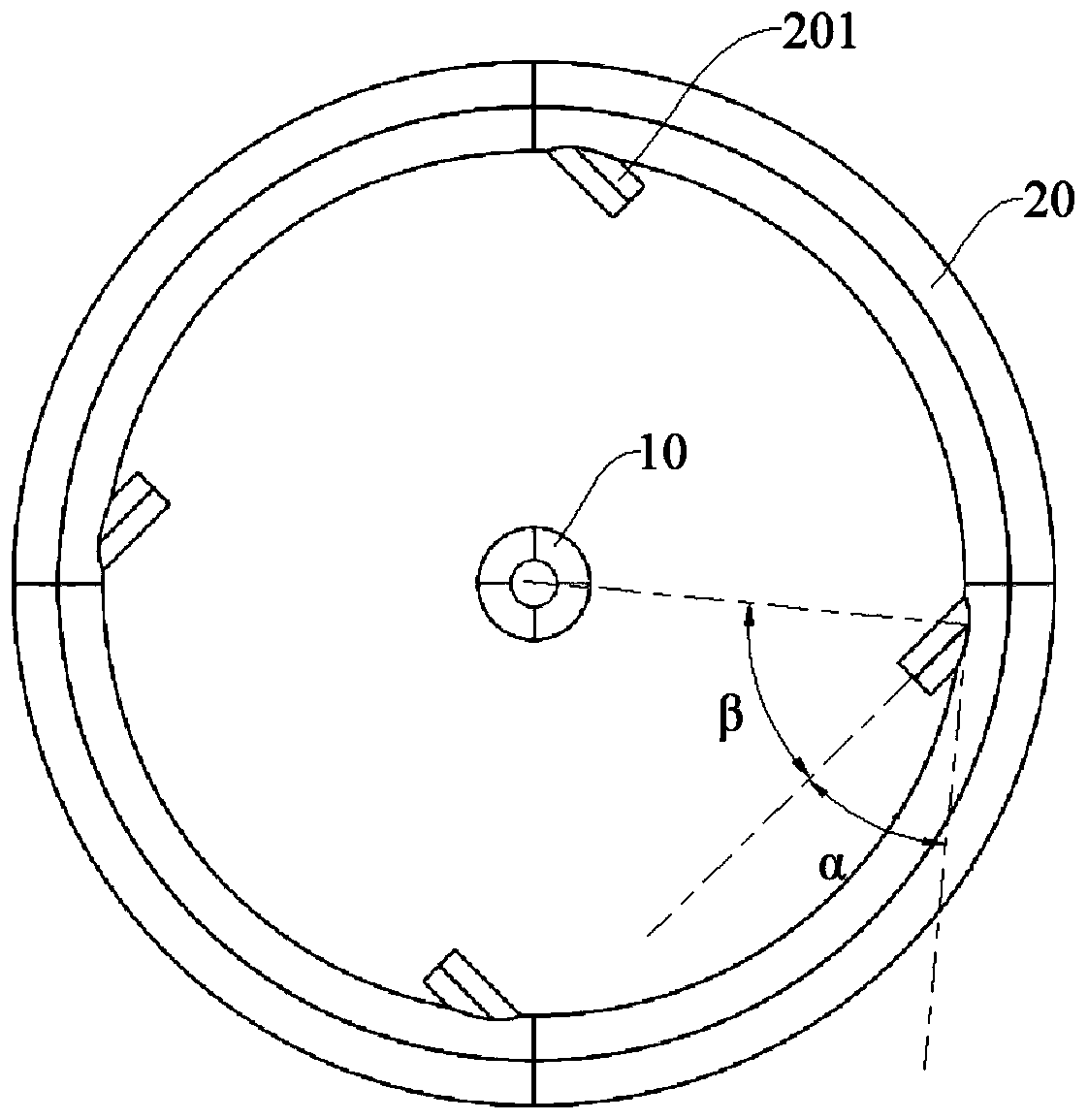 Snowfall simulation device and equipment