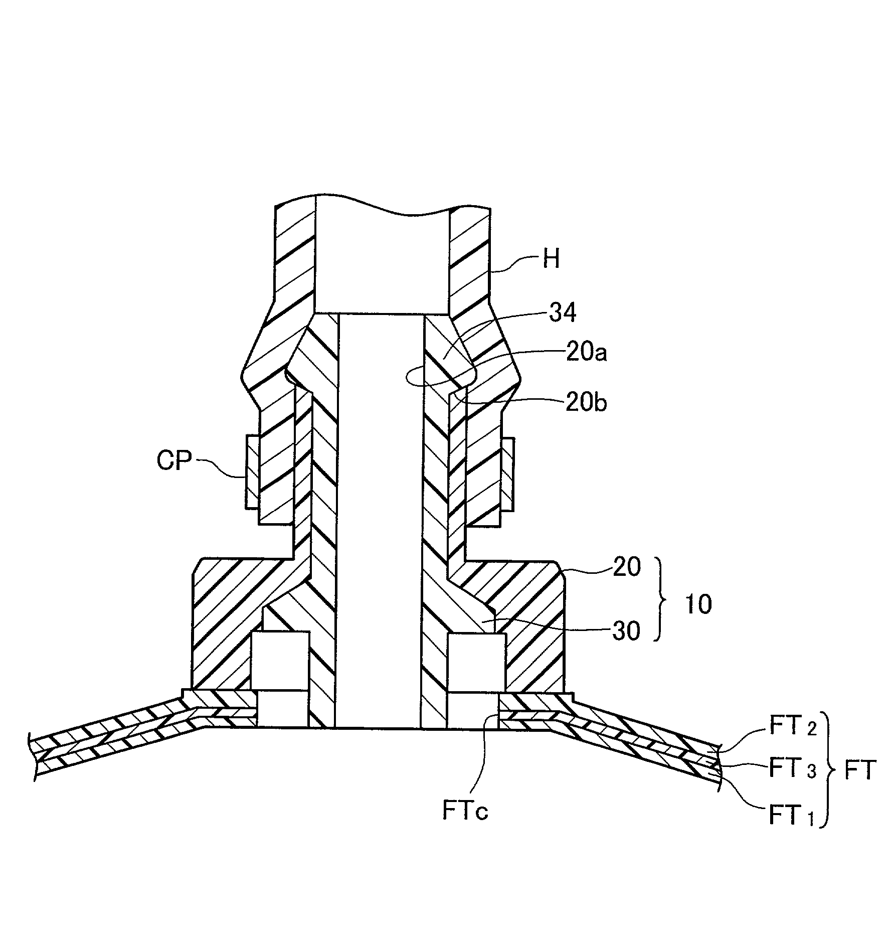 Fuel tank welding joint and manufacturing method thereof