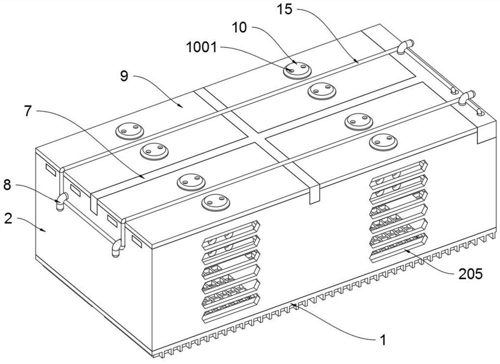 Storage battery anti-theft mechanism suitable for transport vehicle and having cooling function