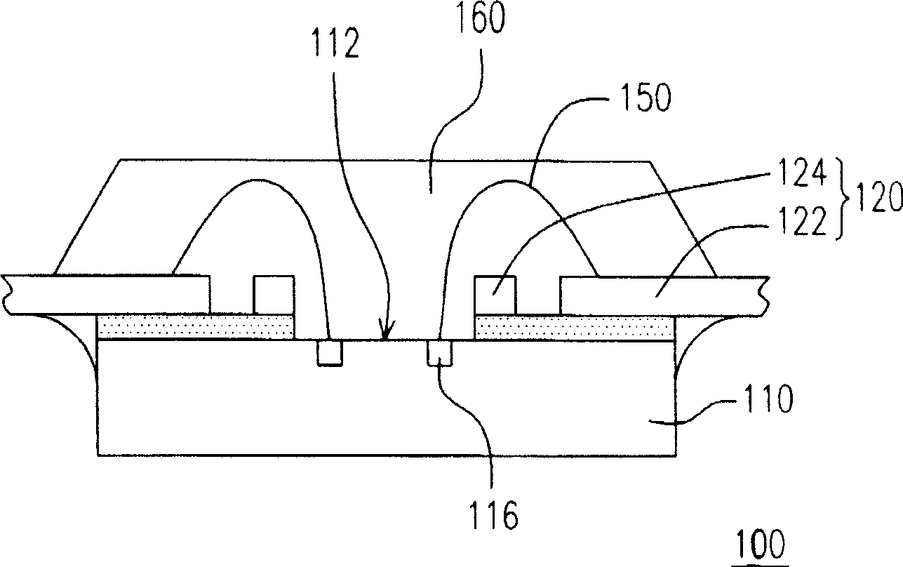 Chip packaging structure and manufacturing method therefor