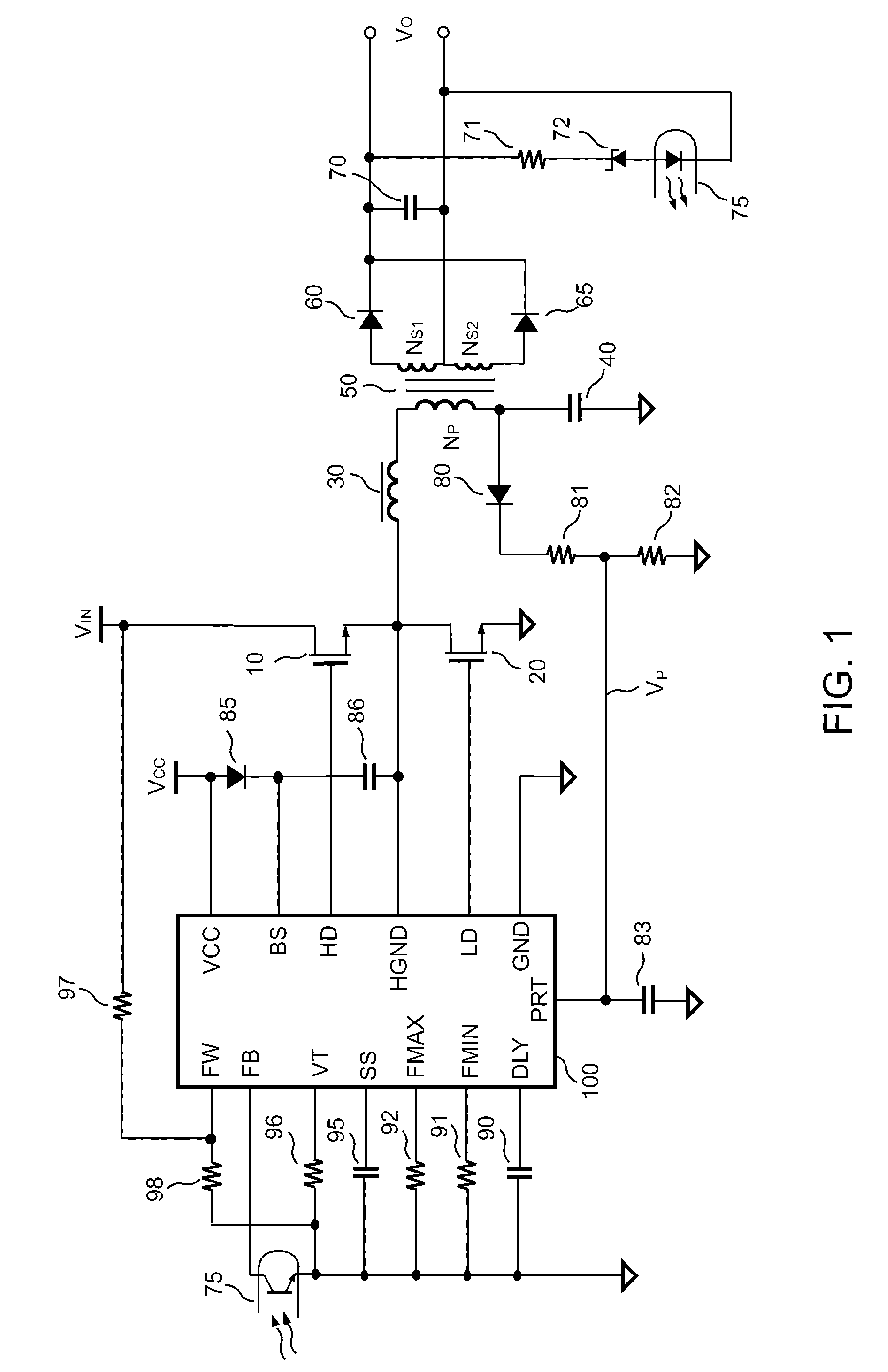 Switching controller for resonant power converter