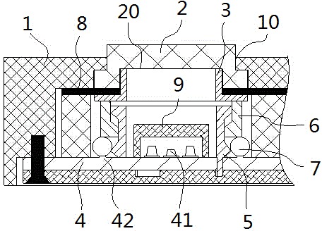 Spring key switch structure