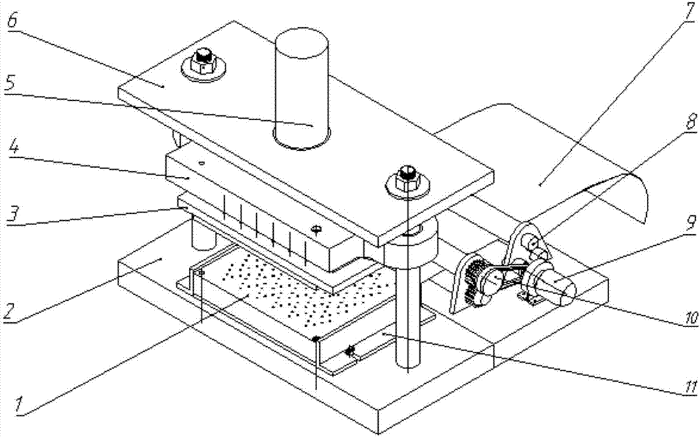 Male and female inlaid mould, mould and system for sol-gel (SG) abrasive material microreplication forming hole