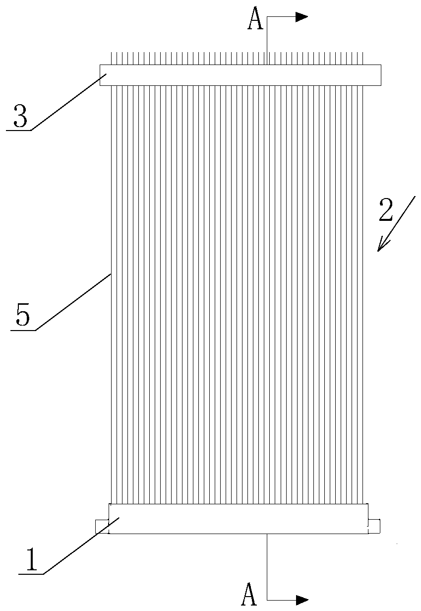 Anti-pollution hollow fiber membrane biological reaction assembly