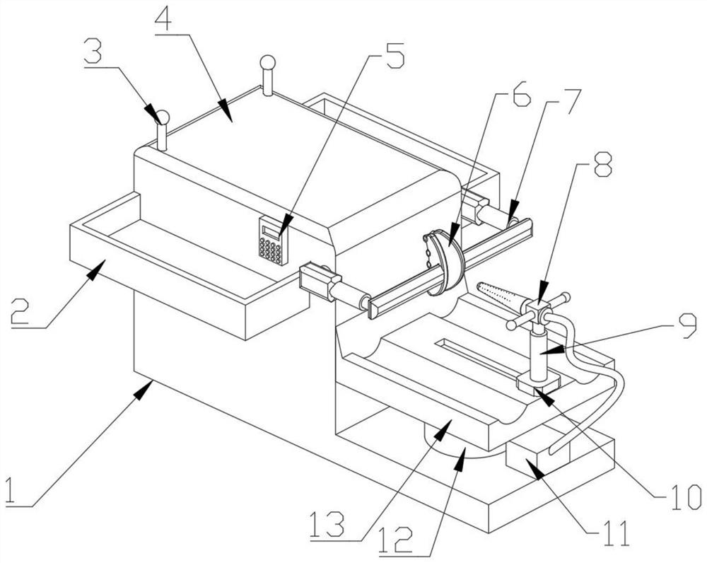 Anal lubricating fluid filling operation table before anorectal operation