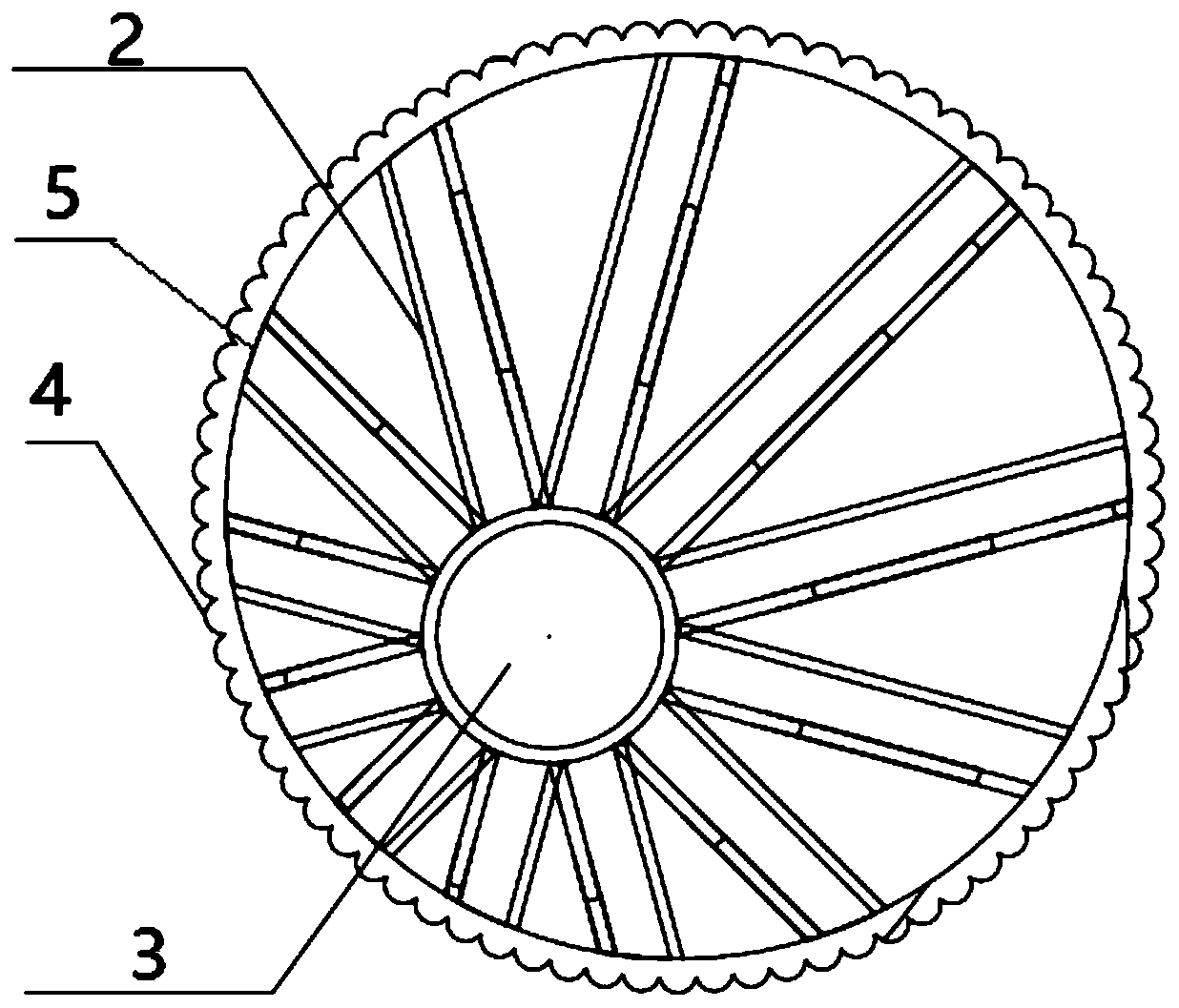 An Eccentric Packing Used in Anoxic Environment