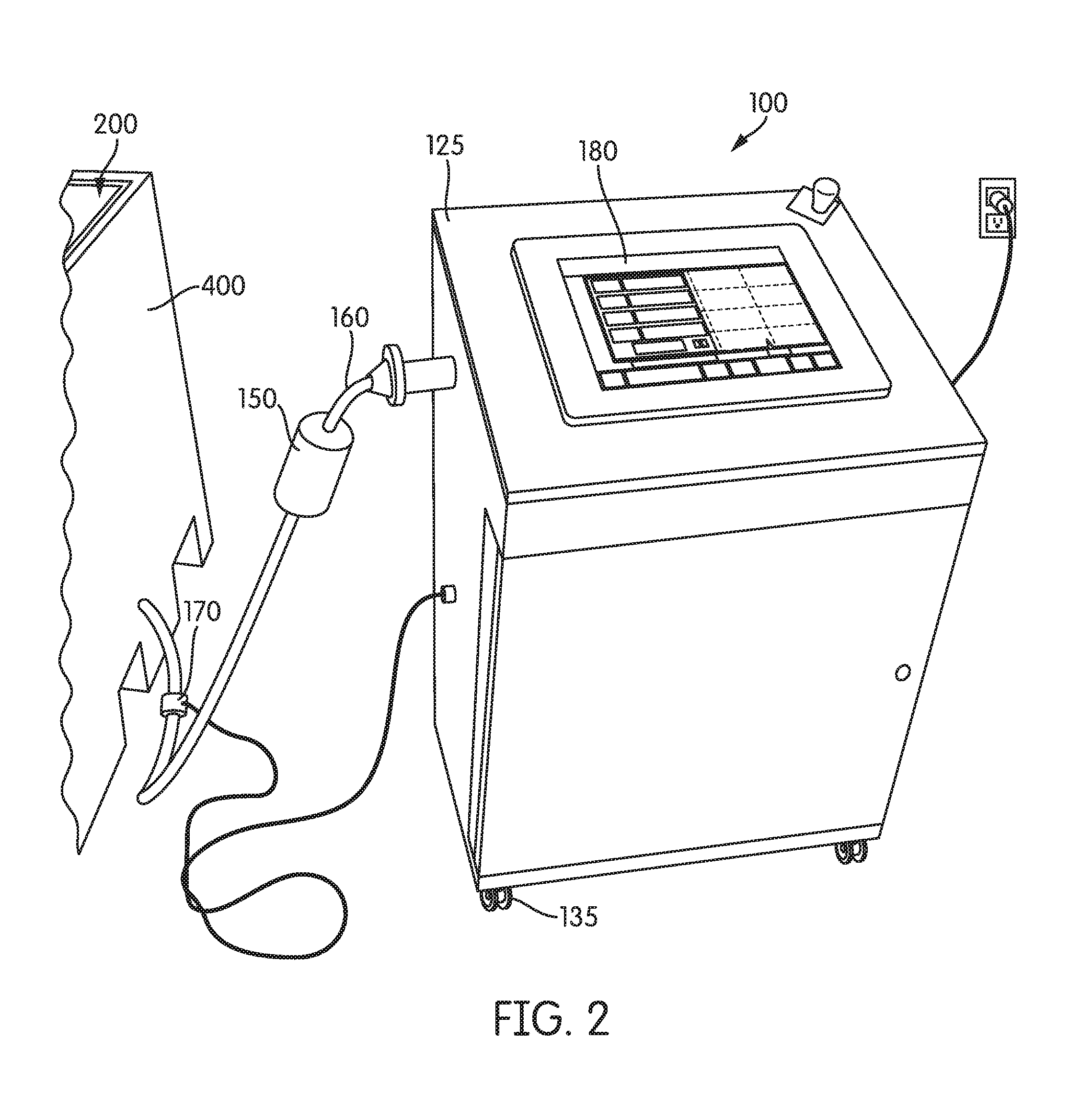 Test system and method for flexible containers