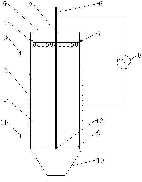 Integrated purification device for gaseous pollutants