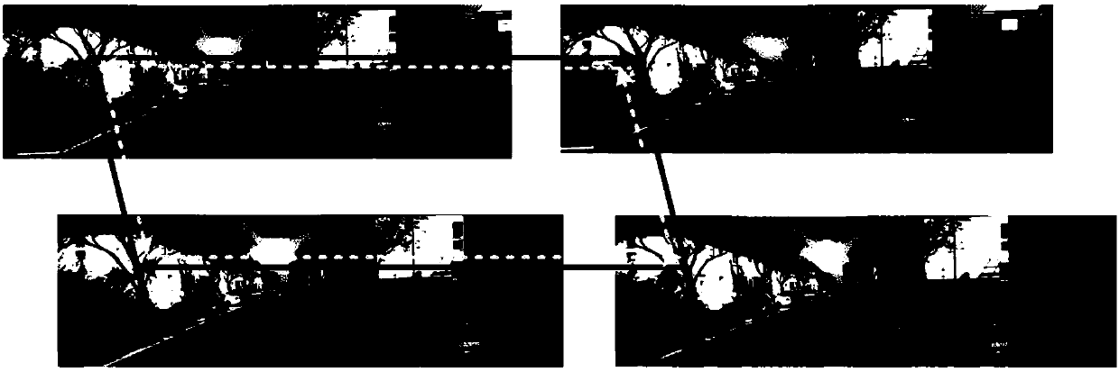 Real-time high-precision visual mileage calculation method