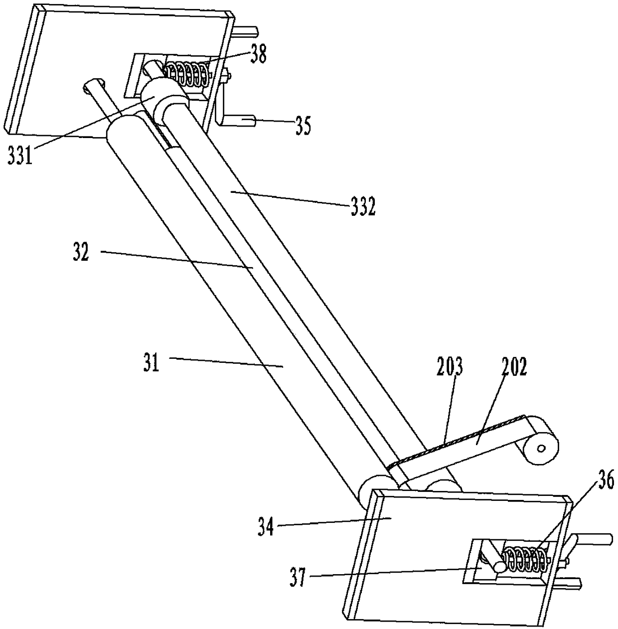 An automatic packaging machine for clothing packaging boxes