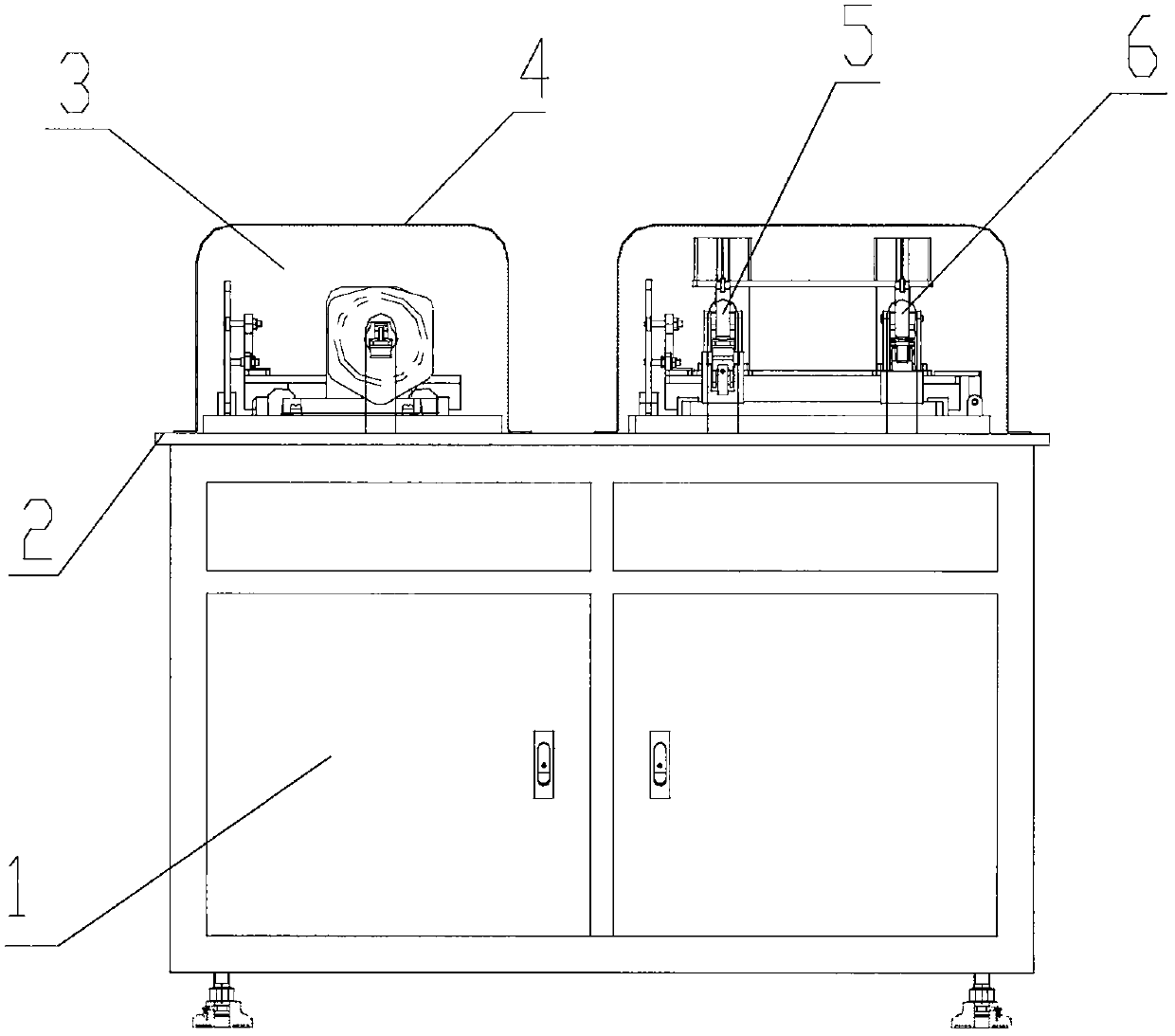 Railway vehicle brake valve grinding machine