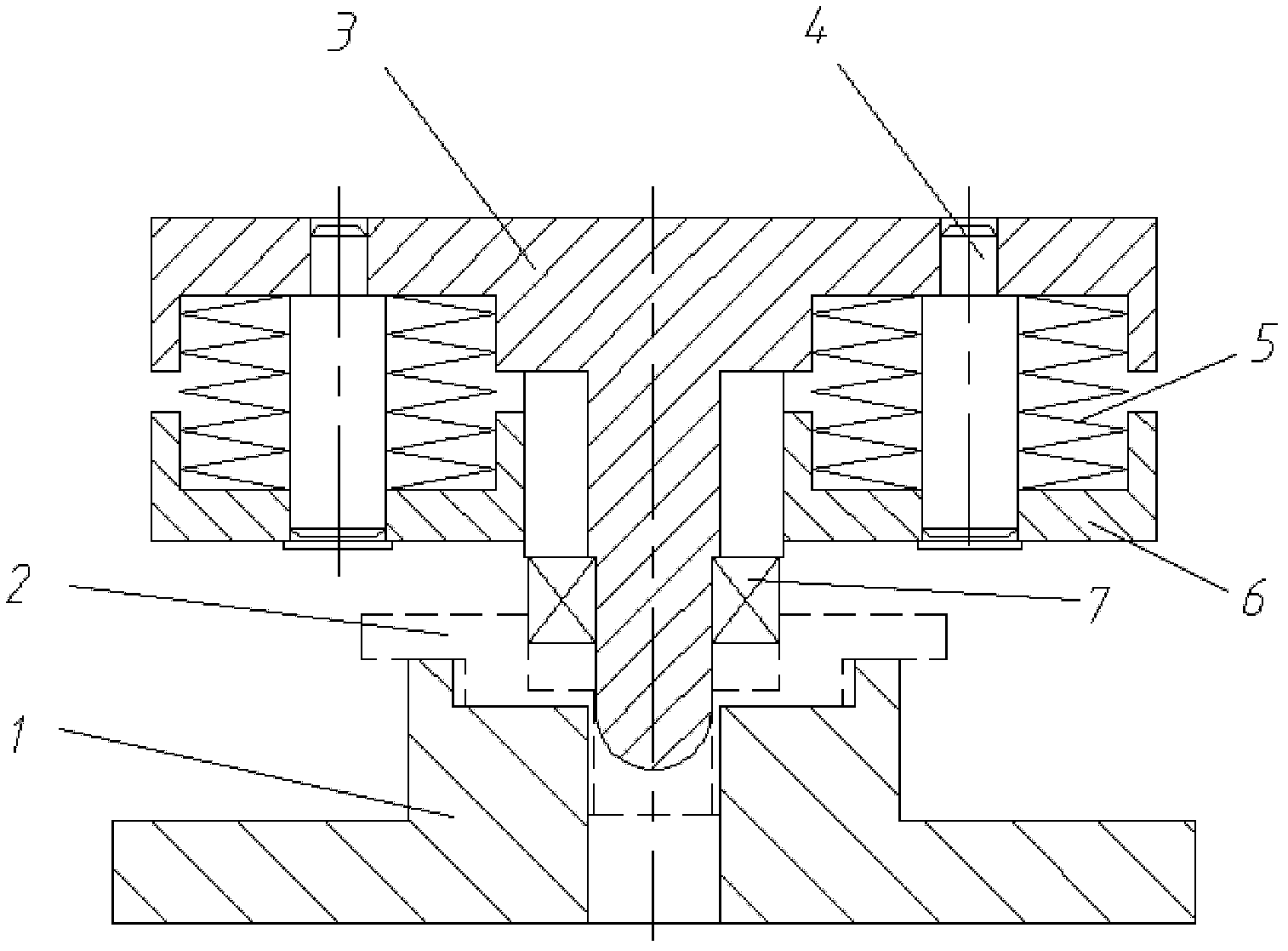 Bearing riveting and pressing tool