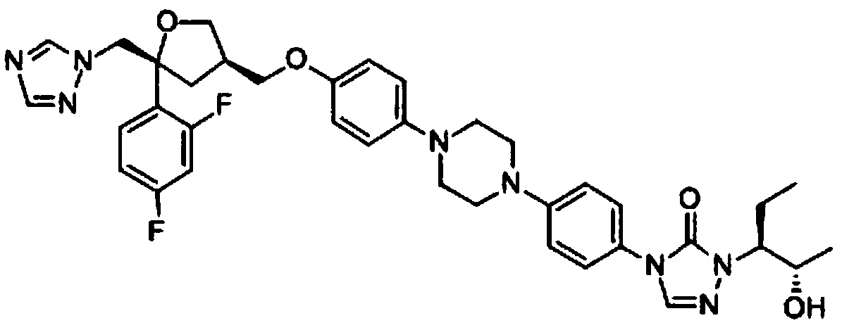 Posaconazole orally taken suspension and preparation method thereof