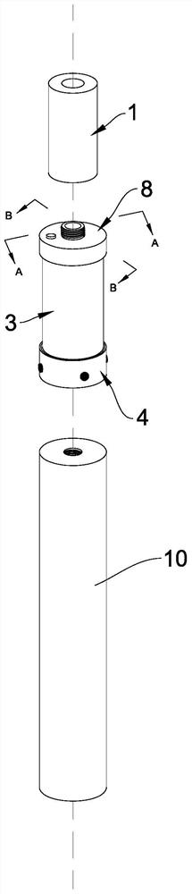 Ultrasonic atomization device controlled by gyroscope