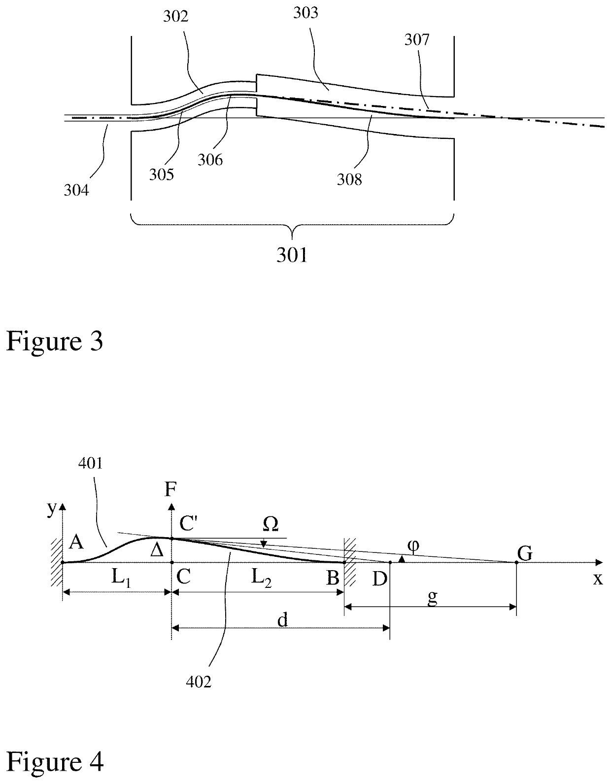 Micromechanically actuated deformable optical beam steering for wavelength tunable optical sources, filters and detectors