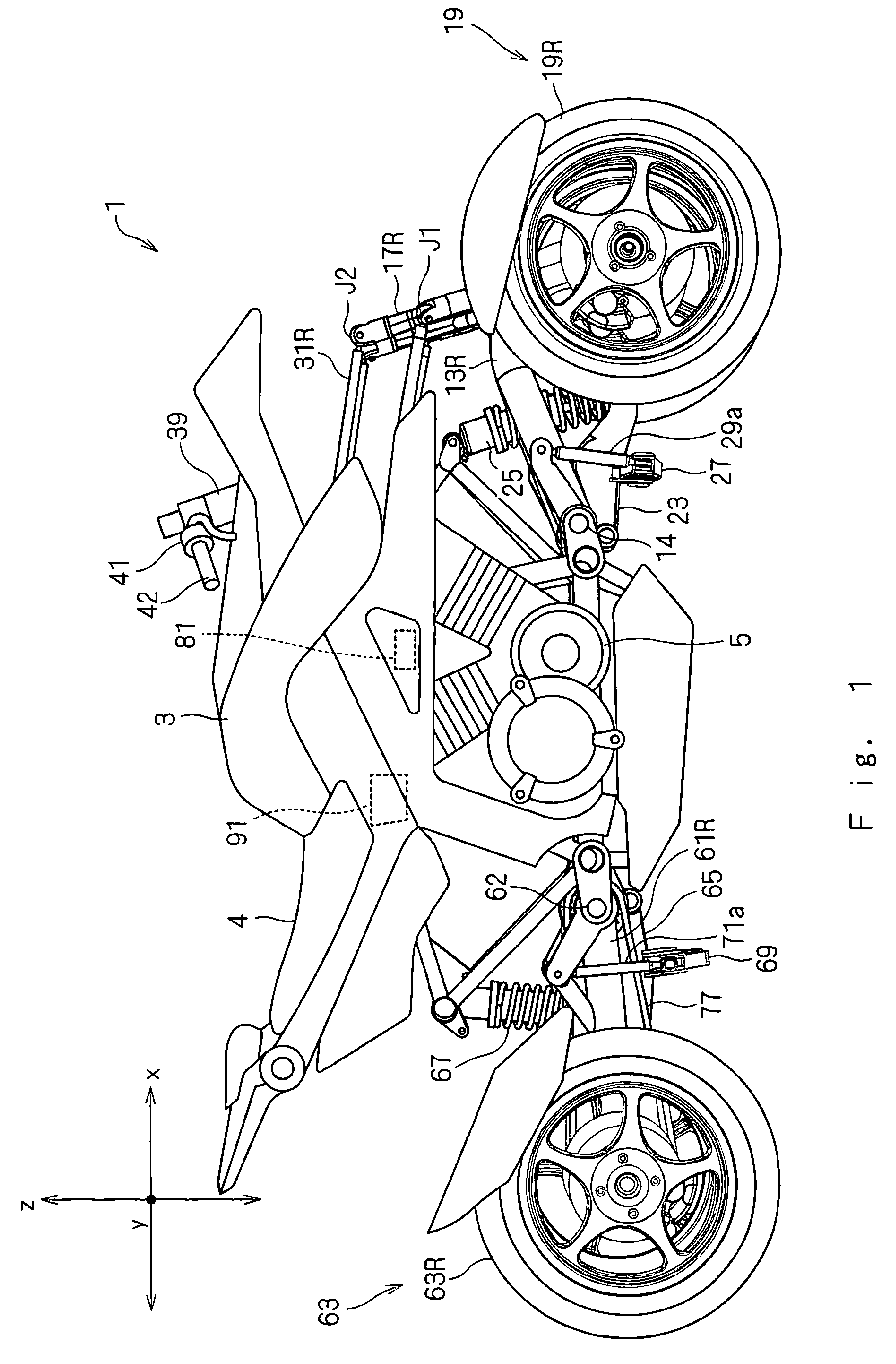 Saddle riding type vehicle