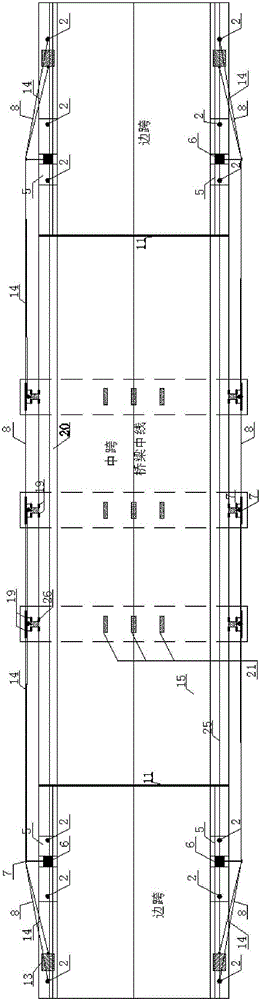 Adjustable suspended cable method for testing bridge deflection