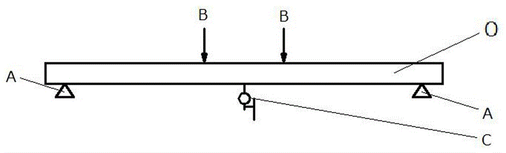 Device and method for detecting bending strength of structural wood